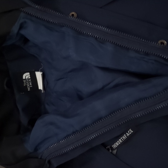 THE NORTH FACE GORE-TEX Jacket Kids XL Navy Blue + black. Outdoor Hiking. RARE. - Picture 7 of 13